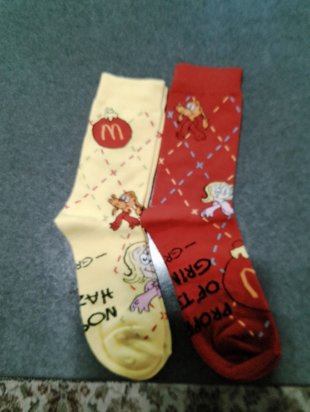 McDonald's   Two Pairs New socks